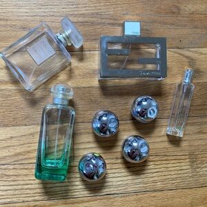 Designer Perfume Bottles (Empty) Lot